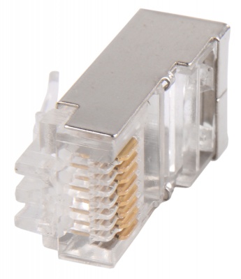 IEK ITK Разъём RJ-45 FTP для кабеля витая пара ШПД CS3-1C5EF-BC