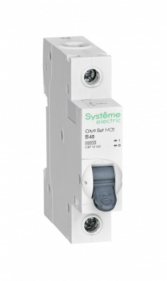 Автоматический выключатель Systeme Electric City9 хар-ка B 40А 1п 4.5kA 230В C9F14140 