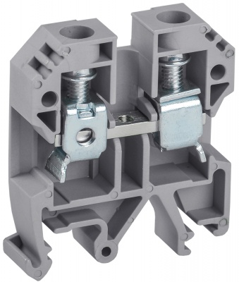 IEK Клемма винтовая КВИ-6мм2 серая 