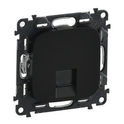 Legrand Valena ALLURE Антрацит Розетка комп(RJ45) 1-ая 6 кат UTP 753952 