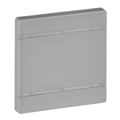 Legrand Valena LIFE Алюминий MyHome Накладка для мех. BUS/SCS.Без маркировки.2 модуля 755062 