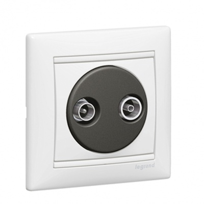 Legrand Valena Бел Розетка TV-FM единственная (каб сеть) 862 МГц 1.5 дБ 