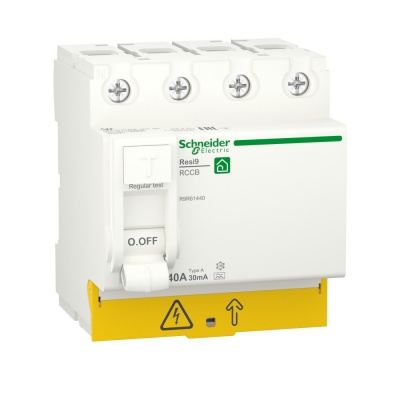 УЗО Schneider Electric RESI9 40А 4П 30мА тип A R9R61440 