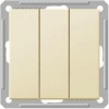 wessen 59 выключатель б/рамки 3кл. (250в, 16а) сл.кость vs0516-351-2-86 