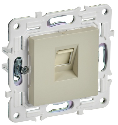 SKANDY Бежевый Розетка компьютерная RJ45 кат.6 SK-K02B SK-K10-2-K10 IEK 