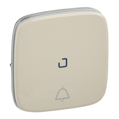 Legrand Valena ALLURE Слоновая кость Клавиша выключателя кнопочного с подсветкой с символом "звонок" 755091 