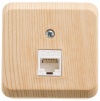 ЭТЮД НАКЛАДНАЯ компьютерная РОЗЕТКА RJ45 кат.5е, СОСНА, Россия KOMA-001D 