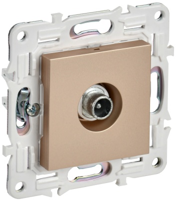 SKANDY Песочный Розетка TV проходная SK-A17Sa SK-A10-P-K98 IEK 