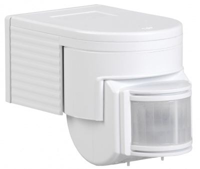 IEK Датчик движения ДД 012 белый, макс. нагрузка 1100Вт, угол обзора 180град., дальность 12м, IP44 LDD10-012-1100-001 