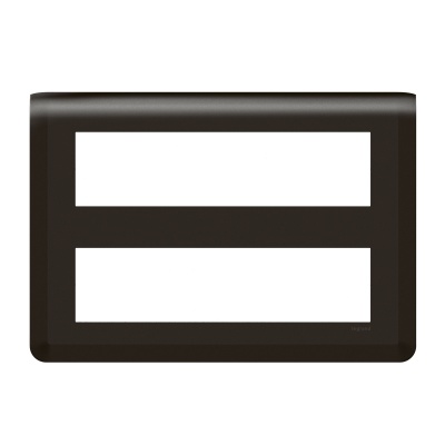 Legrand Mosaiс Рамка - Программа Mosaic - 2х8 модулей - матовая черная 