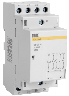 IEK Контактор модульный КМ20-40 AC 