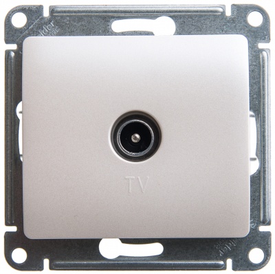GLOSSA Перламутр TV Розетка оконечная 1DB GSL000691 