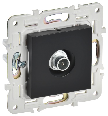 SKANDY Черный Розетка TV оконечная SK-A12Bl SK-A10-O-K02 IEK 