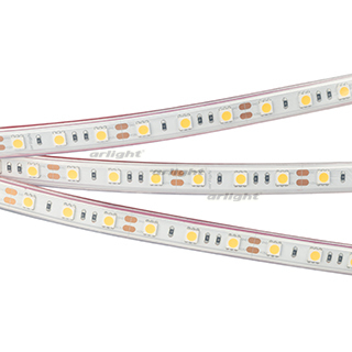 Arlight Светодиодная лента RTW 2-5000P 12V Day4000 2x (5060, 300 LED, LUX) (14.4 Вт/м, IP66) 