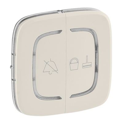Legrand Valena ALLURE Слоновая кость MyHome Накладка Дв. мех.BUS/SCS.С сим."Не бесп"и"Убрать ном".2 мод 754934 
