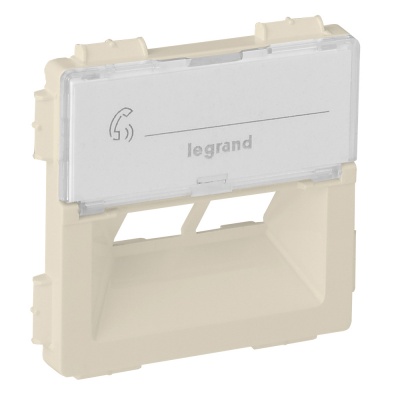 Legrand Valena LIFE Слоновая кость Накладка розетки комп 2-ой Rutenbeck 755381 
