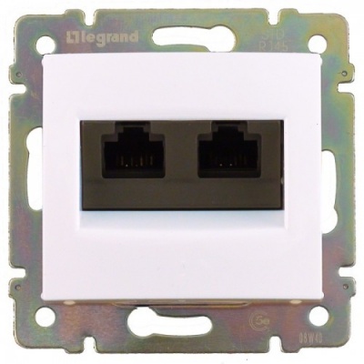 Legrand DIY Valena Бел Розетка комп(RJ45) 2-ая 5 кат UTP 