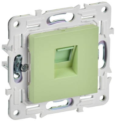 SKANDY Мятный Розетка компьютерная RJ45 кат.5E SK-K01G SK-K10-1-K06 IEK 