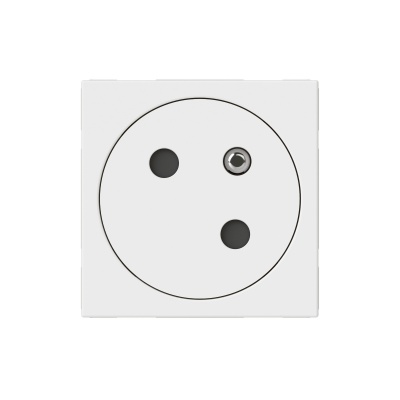 Legrand Mosaiс Розетка 2К+З - Программа Mosaic - 2 модуля - F/B - белая 