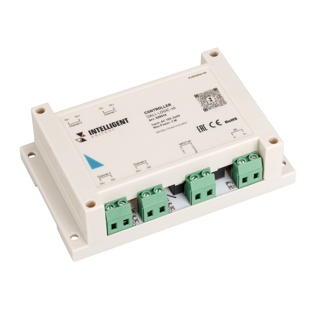 Arlight INTELLIGENT Контроллер DALI-LOGIC-x4 (230B, Ethernet) (INTELLIGENT -)