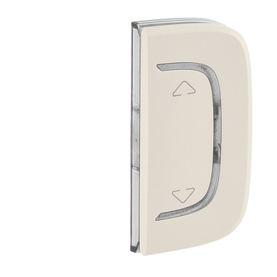 Legrand Valena ALLURE Слоновая кость MyHome Накладка мех.BUS/SCS.С сим "Вверх-вниз" 1 мод Уст.спр или сл 755454 