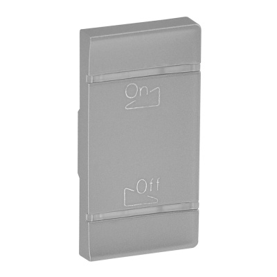 Legrand Valena LIFE Алюминий MyHome Накладка мех. BUS/SCS.С сим-м "Осв.-звук".1 модуль.Установка справа 755597 