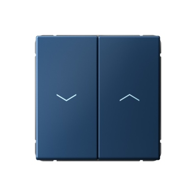 SE ArtGallery Аквамарин Выключатель 2-клавишный для жалюзи, 2х сх.4, 10А, механизм GAL001119 