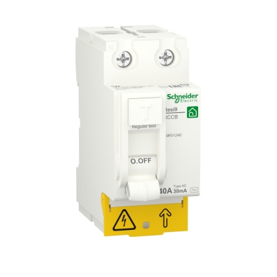 УЗО Schneider Electric RESI9 40А 2П 30мА тип AC R9R51240 