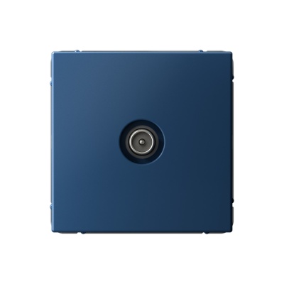 SE ArtGallery Аквамарин TV Розетка проходная 4DB, механизм GAL001192 