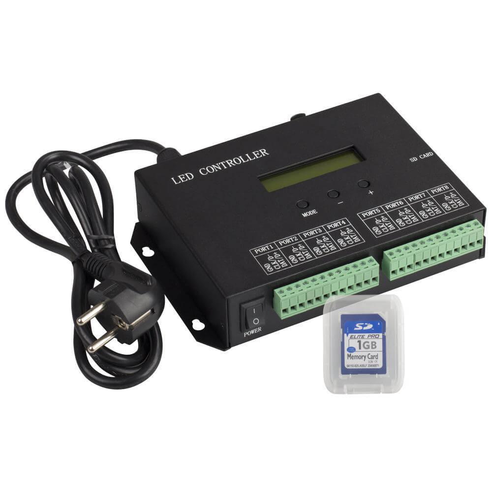 Arlight Контроллер HX-803SA DMX (8192 pix, 220V, SD-карта) (-)