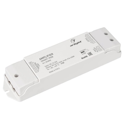 Arlight Усилитель SMART-RGB (12-24V, 3x6A) (IP20 Пластик, 5 лет) 