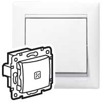 Legrand Valena Бел Переключатель перекрестный 1-клавишный с подсветкой 