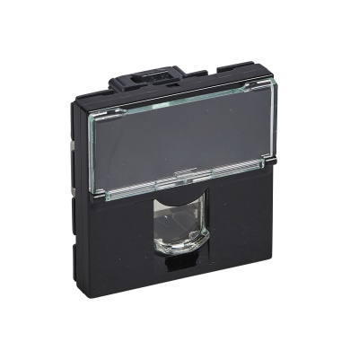 Legrand MOSAIC RJ45 STP кат6 2мод черн 