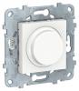 UNICA NEW LED СВЕТОРЕГУЛЯТОР Wiser повор-наж универсальный 7-200Вт БЕЛЫЙ NU551618 Schneider Electric 