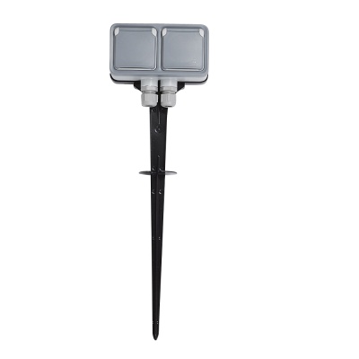 Legrand Plexo Серый Переносной розеточный блок 2x2К+3 
