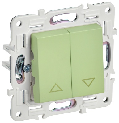 SKANDY Мятный Выключатель жалюзи 10А SK-V12G SK-V15-0-10-K06 IEK 