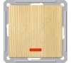 wessen 59 переключатель б/рамки 1кл.с инд. (250в, 16а) сосна vs616-157-7-86 