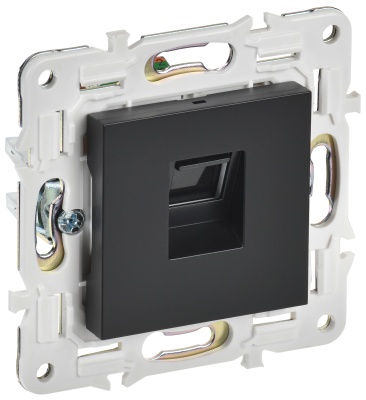 SKANDY Черный Розетка компьютерная RJ45 кат.6 SK-K02Bl SK-K10-2-K02 IEK 