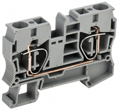 IEK Клемма пружинная КПИ 2в-10 70А серый 