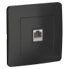 BLANCA ВСТРОЕННАЯ розетка компьютерная RJ45, кат.5E, АНТРАЦИТ BLNIS045006 