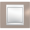 unica рамка, 1 место, хамелеон коричневый/ бежевый mgu6.002.574 