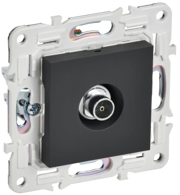SKANDY Графит Розетка TV оконечная SK-A12G SK-A10-O-K53 IEK 
