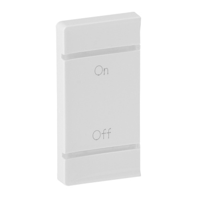 Legrand Valena LIFE Белый MyHome Накладка мех. BUS/SCS.С символом "On-Off".1 модуль.Установка слева 755585 