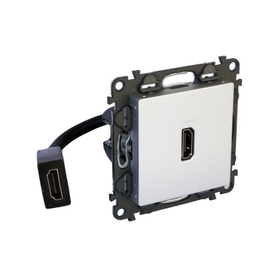 Legrand Valena LIFE Алюминийиний HDMI с разьемом 753375 