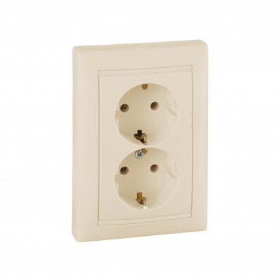 Legrand DIY Valena Крем Розетка 2-ая с/з 