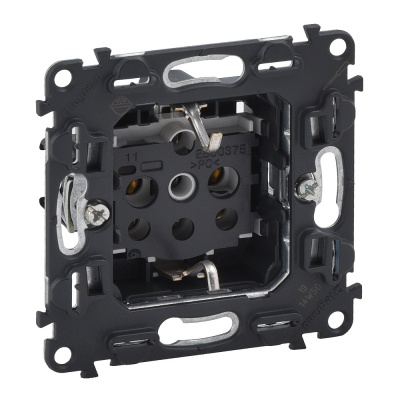 Legrand Valena Мех IN'MATIC Розетка с/з, винт.зажим 753025 