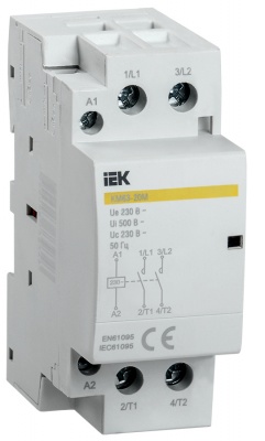 IEK Контактор модульный КМ63-20М AC 