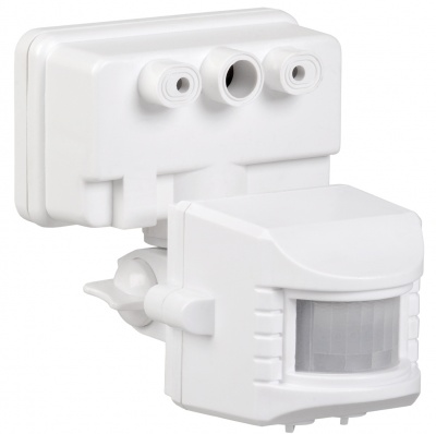 IEK Датчик движения ДД 019 белый, макс. нагрузка 1100Вт, угол обзора 120град., дальность 12м, IP44, LDD13-019-1100-001 
