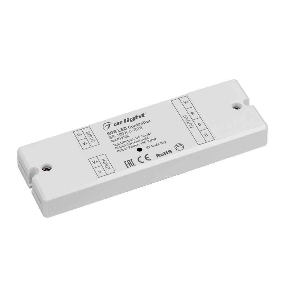 Arlight Контроллер SR-1009LC-RGB (12-24V, 180-360W, S) (IP20 Пластик, 3 года)