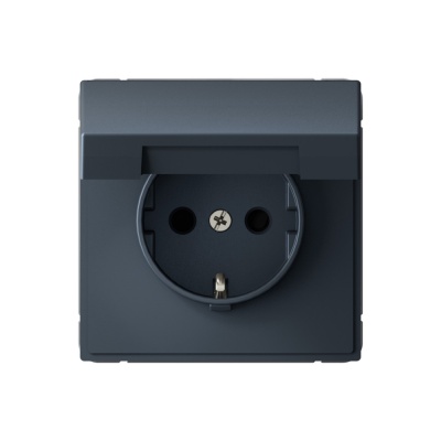 SE ArtGallery Грифель Розетка с заземл. со шторк. с крышкой, 16А, IP20, механизм GAL000746 